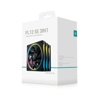 DeepCool FL12 SE 3 Pack 120mm Performance ARGB Fans , Hydro Bearing 120×120×25 mm(L×W×H)