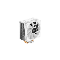 Deepcool GAMMAXX 400 XT White CPU Cooler, Dark Top Cover, 6 LED PWM Fan Static Rainboow LED, Intel LGA1200/1151/1150/1155