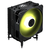 MSI MAG COREFROZR AA13 - BLK – 120×120×25mm, 2070RPM, 62.6CFM, 30.1dBA, 4×Ø6mm, 152×121×94.5mm, ARGB, AM4/AM5, LGA1700/1851, PWM, 40Khrs, 1.44W