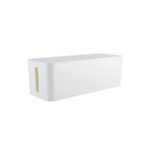 Brateck Cable Management Box (Large) Material: Polystyrene(PS) Dimensions 40.6x15.6x13.4cm -- White
