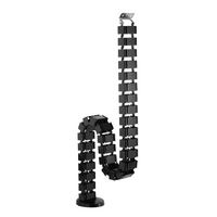 Brateck Quad Entry Vertebrae Cable Management Spine Material.Steel,ABS Dimensions 1300x67x35mm -- Black (LS)