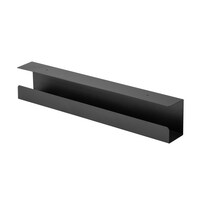 Brateck Under-Desk Cable Tray Organizer - Black Dimensions:600x114x76mm  -- Black