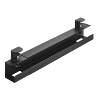 Brateck Extendable Clamp-On Under Desk Cable Tray --  Black(LS)