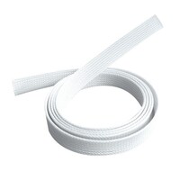 Brateck Braided Cable Sock (40mm/1.6' Width)  Material Polyester Dimensions1000x40mm -- White