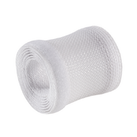 Brateck Flexible Cable Wrap Sleeve with Hook and Loop Fastener (85mm/3.3' Width ) Material Polyester Dimensions 1000x85mm - White