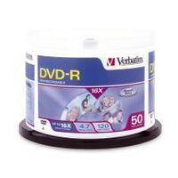 Verbatim DVD-R 4.7GB 50pk Spindle 16x