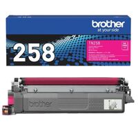 Brother TN-258M **NEW** MAGENTA TONER CARTRIDGE TO SUIT MFC-L8390CDW/MFC-L3760CDW/MFC-L3755CDW/DCP-L3560CDW/DCP-L3520CDW/HL-L8240CDW/HL-L3280CDW/HL-L3