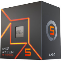 AMD Ryzen 5 7600 6 Cores / 12 Threads, 65 watts, Max Freq 5.2Ghz, 38MB Cache, Wraith Prism Cooler & Radeon Graphics