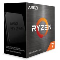 AMD Ryzen 7 5800X Zen 3 CPU 8C/16T TDP 105W Boost Up To 4.7GHz Base 3.8GHz Total Cache 36MB No Cooler (AMDCPU) (RYZEN5000)(AMDBOX)