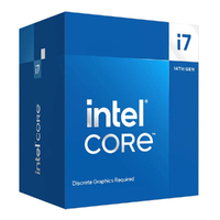 Intel i7 14700F CPU 4.2GHz (5.4GHz Turbo) 14th Gen LGA1700 20-Cores 28-Threads 61MB 65W Graphics Card Required Retail Raptor Lake with Fan