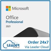 Microsoft ESD - Office Professional 2021 (Available on Leader Cloud, Keys available instantly)
