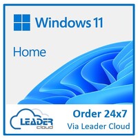 Microsoft ESD - Windows 11 Home, 64-bit (Available on Leader Cloud, Keys available instantly) (Available through Leader Cloud)