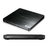 LG GP60NB50 8x Ultra Slim Portable External USB DVD Drive Burner - M Disc Silent Play Jamless Play