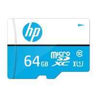 HP U1 64GB MicroSD SDHC SDXC UHS-I Memory Card 100MB/s Class 10 Full HD Magnet Shock Temperature Water Proof for PC Dash Camera Tablet Mobile Devices