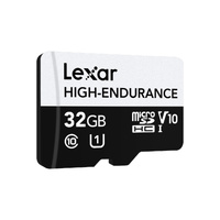 Lexar High-Endurance microSDXC UHS-I cards 32G up to 100MB/s read, up to 30MB/s write