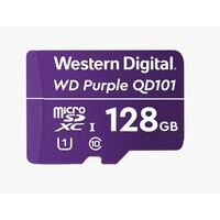 Western Digital WD Purple 128GB MicroSDXC Card 24/7 -25??C to 85??C Weather Humidity Resistant for Surveillance IP Cameras mDVRs NVR Dash