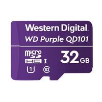 Western Digital WD Purple 32GB MicroSDXC Card 24/7 -25??C to 85??C Weather & Humidity Resistant for Surveillance IP Cameras mDVRs NVR Dash Cams Drones