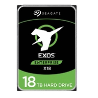 Seagate 18TB 3.5' SATA EXOS X18 Enterprise 512E/4KN INTERNAL 3.5 SATA DRIVE - ST18000NM000J