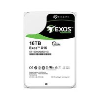 Seagate 16TB 3.5 SATA EXOS X16 Enterprise 512E/4KN 6GB/S 7200RPM 24x7 data availability HDD