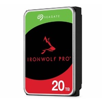 Seagate 20TB 3.5' IronWolf PRO NAS SATA 6Gb/s  7200RPM 256MB Cache HDD. 5 Years Warranty