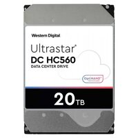 Western Digital WD Ultrastar DC HC560 20TB 3.5 SATA 7200 RPM  Cache 512MB WUH722020BLE6L4 0F38785 (Base SE)