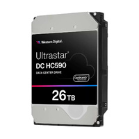 Western Digital WD Ultrastar DC HC590 Data Center Hard Drive - 26TB 3.5' SATA 512MB 7200RPM 5yrs wty WUH722626ALE6L4