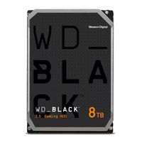 Western Digital WD Black 8TB 3.5' HDD SATA 6gb/s 7200RPM 256MB Cache CMR Tech for Hi-Res Video Games 5yrs Wty ~WD8002FZBX
