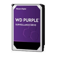 Western Digital WD Purple 6TB 3.5' Surveillance HDD 5400RPM 64MB SATA3 175MB/s 180TBW 24x7 64 Cameras AV NVR DVR 1.5mil MTBF 3yrs ~WD62PURZ