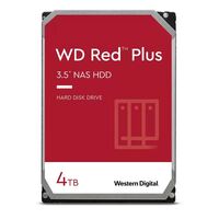 Western Digital WD Red Plus 4TB 3.5' NAS HDD SATA III NAS Hard Drive 5400 RPM 256MB Cache 180MB/S 1mil Hours MTBF 180TB/Year (WD40EFPX)