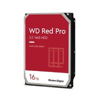 Western Digital WD Red Pro 16TB 3.5 NAS HDD SATA3 7200RPM 512MB Cache 24x7 300TBW 24-bays NASware 3.0 CMR 