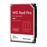 Western Digital WD Red Pro 20TB 3.5 NAS HDD SATA3 7200RPM 512MB Cache 24x7 300TBW 24-bays NASware 3.0 CMR