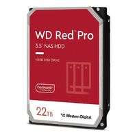 Western Digital WD Red Pro 22TB 3.5' NAS HDD SATA3 7200RPM 512MB Cache 24x7 300TBW ~24-bays NASware 3.0 CMR Tech 5yrs wty