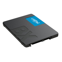 Crucial BX500 2TB 2.5' SATA3 6Gb/s SSD - 3D NAND 540/500MB/s 7mm 1.5 mil MTBF 3yr wty Acronis True Image Solid State Drive