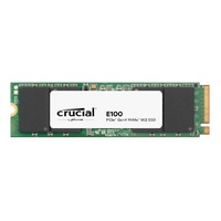Crucial E100 2TB Gen4 NVMe SSD 5000/4500 MB/s R/W 100TBW 350K/460K IOPS 1M hrs MTTF M.2 2280 PCIe4 3yrs ~Crucial P3 Plus