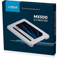 Crucial MX500 1TB 2.5' SATA SSD - 560/510 MB/s 90/95K IOPS 360TBW AES 256bit Encryption Acronis True Image Cloning 5yr ~MZ-77E1T0BW