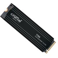 Crucial T705 4TB Gen5 NVMe SSD Heatsink - 14100/12600 MB/s R/W 2400TBW 1.5M IOPs 1.5M hrs MTTF with DirectStorage for Intel 14th Gen & AMD Ryzen 7000