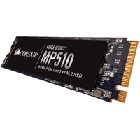 Corsair Force MP510 1.92TB NVMe PCIe SSD M.2 3480/2700 MB/s 530/485K IOPS 3120TBW 1.8M hrs MTBF AES 256-bit Encryption 5yrs