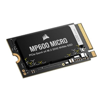 Corsair Force MP600 MICRO 1TB M.2 2242 NVMe SSD 5100/4300MB/s 600K/890K 600TBW 1.5M MTTF AES 256-bit for Lenovo Legion Go Valve Steam Deck Rog Ally