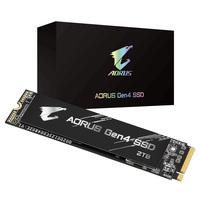 Gigabyte M.2 AORUS Gen4 SSD 2TB 5000/4400 MB/s PCI-Express 4.0x4, NVMe 1.3 GP-AG42TB