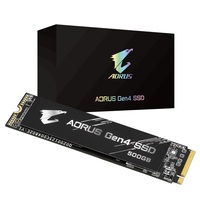 Gigabyte M.2 AORUS Gen4 SSD 500GB 5000/2500 MB/s PCI-Express 4.0 x4, NVMe 1.3 GP-AG4500G