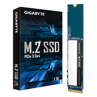 Gigabyte M.2 SSD 1TB, PCI-E 3.0 x4, NVMe 1.4, 3400 MB/s Read, 3200 MB/s Write, 600 TBW, 5 Year Warranty