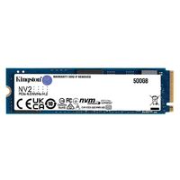 Kingston Nv2 500GB M.2 NVMe PCIe 4.0 SSD - 3500/2100MB/s 160TBW 1.5 Million Hrs M.2 2280 3Y WTY