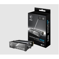 MSI SPATIUM M580 PCIe 5.0 NVMe M.2 FROZR 2TB, PCIe Gen5x4, SEQUENTIAL READ up to 14,600 MB/S, SEQUENTIAL WRITE 12,700 MB/S, 5Y warranty