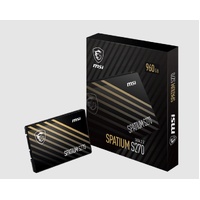 MSI SPATIUM S270 SATA 2.5' 480GB,  PHISON S11, 3D NAND, SATA III 6Gbps, 500MB/s Read, 450 MB/s Write, 250 TBW, 5 Year Warranty
