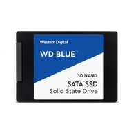Western Digital WD Blue 250GB 2.5' SATA SSD 560R/525W MB/s 95K/81K IOPS 100TBW 1.75M hrs MTBF 3D NAND 7mm 5yrs Wty ~WDS250G2B0A