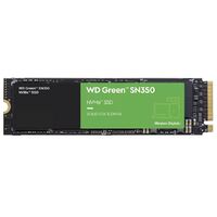 Western Digital WD Green SN350 480GB M.2 NVMe SSD 2400MB/s 1650MB/s R/W 60TBW 250K/170K IOPS 1M hrs MTTF 3yrs wty