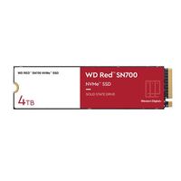 Western Digital WD Red SN700 4TB NVMe NAS SSD 3400MB/s 3100MB/s R/W 5100TBW 550K/520K IOPS M.2 Gen3x4 1.75M hrs MTBF 