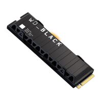 Western Digital WD Black SN850X 1TB Gen4 NVMe SSD Heatsink for PS5 - 7300MB/s 6300MB/s R/W 600TBW 1100K/800K IOPS 1.75M Hrs MTBF 5yrs ~WDS100T1XHE