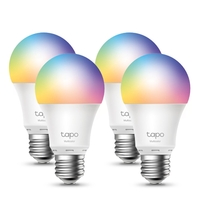 TP-LInk Tapo L530E(4-pack) Smart Wi-Fi Light Bulb, Multicolor, Edison Screw, No Hub Required, Voice Control, 60W