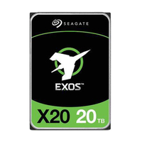 Seagate Exos X20 ENTERPRISE 512E/4KN INTERNAL 3.5' SATA DRIVE, 20TB, 6GB/S, 7200RPM, 5YR WTY